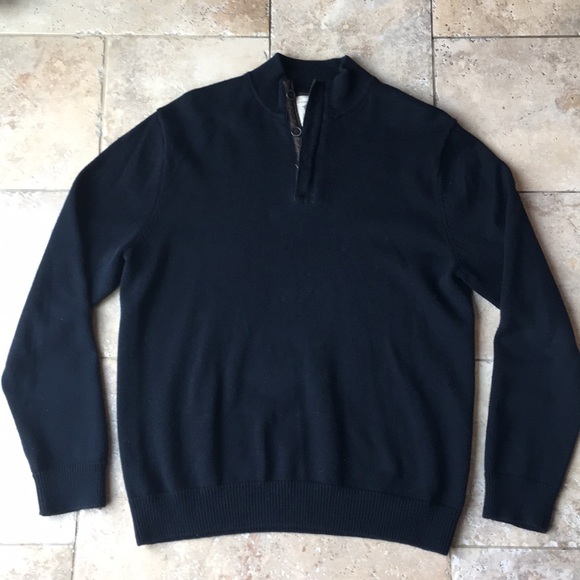 Refectory Men's Blue Cable Knit Sweater M - Picture 6 of 6